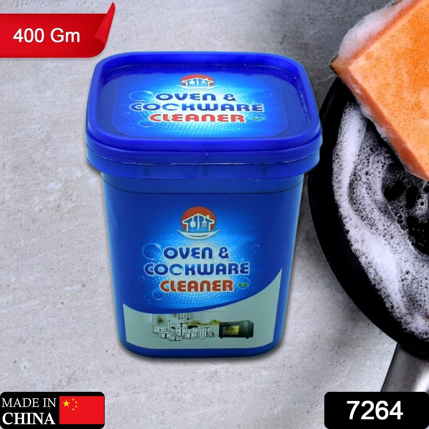 7264 Oven And Cookware Cleaner | Oven And Cookware Cleaner Powder | Stainless Steel Cleaning Powder | Remove Stains from Pots Pans Multi-Purpose Cleaner & Removes Household Clean Universal Cleaning Powder for Removing Rust 7264 Oven And Cookware Cleaner | Oven And Cookware Cleaner Powder | Stainless Steel Cleaning Powder | Remove Stains from Pots Pans Multi-Purpose Cleaner & Removes Household Clean Universal Cleaning Powder for Removing Rust